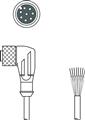 Leuze CB-M12-50000E-8WF Connection cable