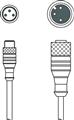 Leuze KDS U-M8-3A-M12-3A-P1-020 Interconnection cable