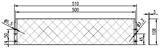 Leuze Reflektor OCS 450x80mm-M Reflective tape