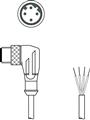 Leuze KS ET-M12-4W-P7-050 Connection cable