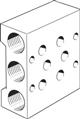 Festo PRS-1/8-2-B Manifold block