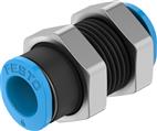 Festo QSMS-6-100 Push-in bulkhead connector