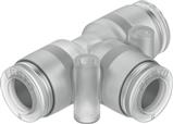 Festo NPQP-T-Q8-E-FD-P10 Push-in T-connector
