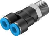 Festo QSY-3/8-8 Push-in Y-fitting