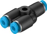 Festo QSMY-3 Push-in Y-connector