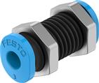 Festo QSMS-3 Push-in bulkhead connector