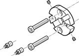 Festo HAPG-SD2-6 Adapter kit
