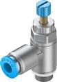 Festo GRLA-1/8-QS-6-RS-D One-way flow control valve