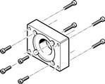 Festo EAMF-A-38B-42A Motor flange