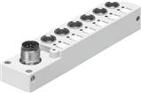 Festo NEDU-L6R1-M8G3L-M12G8 Multi-pin plug distributor