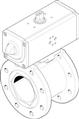 Festo VZBC-80-FF-16-22-F07-V4V4T-PP180-R-90-C Ball valve actuator unit