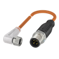 Balluff BCC M324-M414-3E-606-PW3434-003 Double-ended cordsets