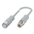 Balluff BCC S4B8-S4B8-3A-321-YX8825-150-C009 Double-ended cordsets