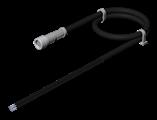 Euchner C-M08F08-08X014PV05,0-ES-110933 Connecting cable with plug connector M8, 8-pin, 5 m