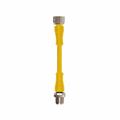 Euchner C-M12F05-05X034PU10,0-M12M05-159920 Connecting cable with 2 plug connectors M12, 5-pin, 10 m, AIDA standard