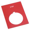 Allen Bradley 800H-W371J 30mm 800H STOP Red Jumbo Legend Plate