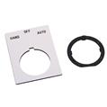 Allen Bradley 800H-W553J 30mm 800H OPEN-OFF-CLOSE Wht Jumbo Legd