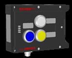 Euchner MGB-L0-APA-AA6A1-S3-R-110546 Interlocking module MGB-L0-APA, with 3 pushbuttons, incl label carrier, M12 for enabling switch