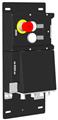 Euchner MGB-L1B-EIA-R-126635 Locking module MGB-L1-EI (guard locking by spring force) with 2 pushbuttons, emergency stop