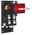 Euchner MGB-L1HB-EIA-R-136386 Locking set MGB-L1-EI (guard locking by spring force) with 4 pushbuttons, emergency stop
