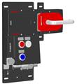 Euchner MGB-L1HB-PNC-R-115137 Locking set MGB-L1-PN (guard locking by spring force) with 3 control elements, push-pull plug, RC12