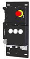 Euchner MGB-L2B-EIA-L-136522 Locking module MGB-L2-EI (guard locking by solenoid force) with 3 pushbuttons, emergency stop, RC12