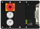 Euchner MGB2-I-MLI-U-YA4E5-KA-R-163645 Interlocking module MGB2-I-MLI (2 pushbuttons, emergency stop, door hinge on right)