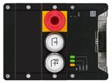 Euchner MGB2-I-MLI-U-YE5A4-KA-R-170478 Interlocking module MGB2-I-MLI (2 pushbuttons, emergency stop, door hinge on right)