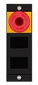 Euchner MSM-1-P-CA-BQQ-F7-164629 Submodule MSM-1-P (illuminated emergency stop, with 2 adhesive labels)