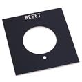 Allen Bradley 800H-Y38 800H PB RESET Standard Legend Plate