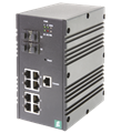 Pepperl+Fuchs ICRL-M-8RJ45/4SFP-G-DIN Ethernet managed gigabit switch with 8 RJ45 and 4 SFP ports