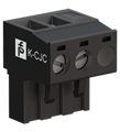 Pepperl+Fuchs K-CJC-BK Terminal block for cold junction compensation, 3-pin screw terminal, black