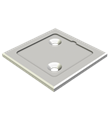 Pepperl+Fuchs PGV-PP-GM-TAGM2x2 Countersunk plate for mounting in a floor groove