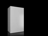Rittal AX 1091.000 AX Compact enclosure, WHD: 600x1000x400 mm, sheet steel, with mounting plate, single-door, with two cam locks