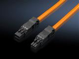 Rittal SZ 2500.430 SZ Connection cable, for through-wiring, 3-pole, 100-240 V, L: 1000 mm