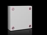 Rittal KX 1516.000 KX Terminal box, WHD: 200x200x80 mm, sheet steel, without mounting plate, with cover, without gland plate