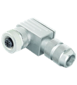 Pepperl+Fuchs V15B-W-ABG-PG9 Female connector M12 angled B-coded 5-pin, for cable diameter 6 - 8 mm, shielded, field-attachable