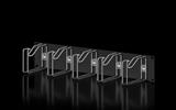 Rittal DK 7257.105 DK Cable management panel, 2 U, with steel rings