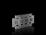 Rittal SV 9686.100 SV Busbar support, 4-pole, 70 mm, for E-Cu 30x5/10 mm