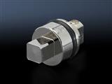 Rittal SZ 2460.000 SZ Lock insert, version A, Die-cast zinc, 7 mm square, L: 27 mm