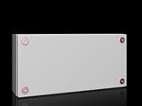 Rittal KX 1504.000 KX Terminal box, WHD: 400x200x120 mm, sheet steel, without mounting plate, with cover, without gland plate