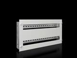 Rittal SV 9683.763 SV Support frame, for DIN rail-mounted devices, 2 x 24 pitch units, WH: 500x295 mm, for VX (W: 600 mm)