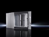 Rittal EL 2243.605 EL Wall-mounted enclosures, 3-part, 3 U, WHD: 600x212x373 mm, Protection category: IP 55, Designer glazed door
