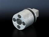 Rittal SZ 2307.000 SZ Lock insert, version A, Die-cast zinc, Fiat, L: 27 mm