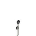 Pizzato VN A00KP-V38 Adjustable length straight metal revolving lever with technopolymer roller Ø 20 mm, with external metallic parts in stainless steel