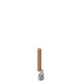 Pizzato VN A00LP Metal swivelling lever with porcelain roll, adjustable
