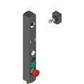 Pizzato NS D4AZ1SRK-F41N006 NS series safety switch with lock and integrated control devices, with actuator