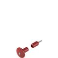 Pizzato VF FG-LPRG Metal release button for wall thickness from 60 to 500 mm, supplied with 2 supports and 2 screws, without M10 threaded bar