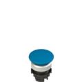 Pizzato E2 1PU2F6490 Spring-return blue mushroom pushbutton
