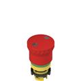 Pizzato E2 1PEPF4731 Push-pull emergency pushbutton with mechanical indicator with green marking dotted line